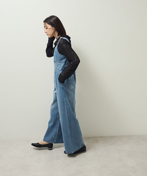 Sugar spoon（シュガースプーン）の「・SUGAR SPOON デニムコルセットオールインワン（サロペット/オーバーオール・レディース・インディゴブルー/パープル/ブラック・FREE）」の7枚目の写真