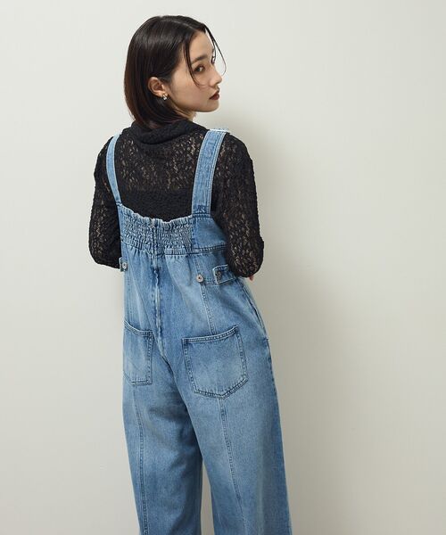 Sugar spoon（シュガースプーン）の「・SUGAR SPOON デニムコルセットオールインワン（サロペット/オーバーオール・レディース・インディゴブルー/パープル/ブラック・FREE）」の11枚目の写真