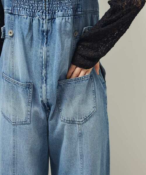 Sugar spoon（シュガースプーン）の「・SUGAR SPOON デニムコルセットオールインワン（サロペット/オーバーオール・レディース・インディゴブルー/パープル/ブラック・FREE）」の15枚目の写真