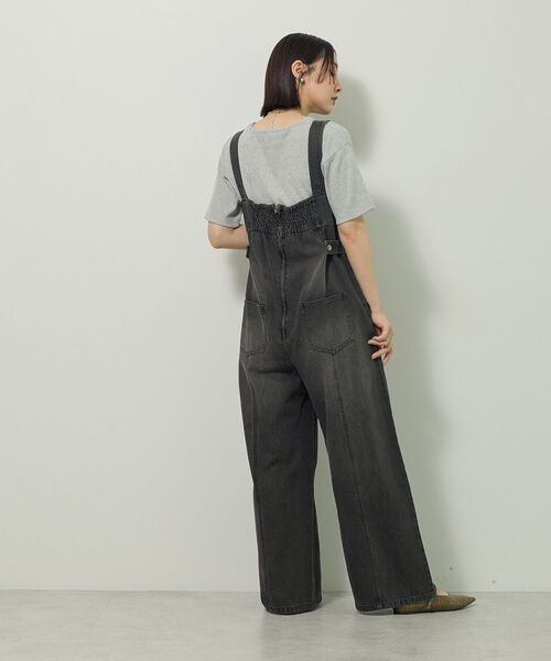 Sugar spoon（シュガースプーン）の「・SUGAR SPOON デニムコルセットオールインワン（サロペット/オーバーオール・レディース・インディゴブルー/パープル/ブラック・FREE）」の19枚目の写真