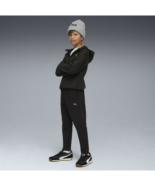 PUMA（プーマ）の「PUMA プーマ ボーイズ エヴォストライプ パンツ 120-160cm EVOSTRIPE Pants DK（その他パンツ・キッズ・ブラック/サックスブルー・120/130/140/150/160）」の4枚目の写真