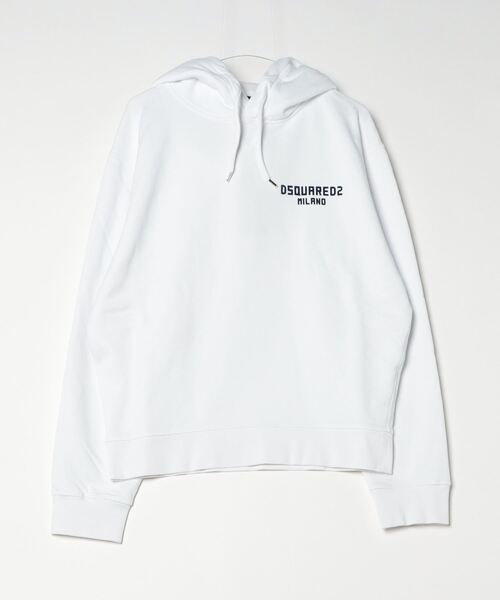 DSQUARED2(ディースクエアード)の「Just Right Fit Dsquared2 Milano Hoodie/0261(パーカー・メンズ・ブラック×ブルー/ホワイト×ネイビー・L/M/S/XL)」の2枚目の写真