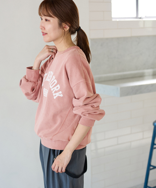 ヴィンテージライクカレッジロゴスウェット（スウェット）｜JOURNAL