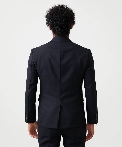 MICHEL KLEIN HOMME   （ミッシェルクランオム）の「【セットアップ】小紋柄テーラードジャケット（テーラードジャケット・メンズ・ブラック・MEDIUM/LARGE/X-LARGE）」の4枚目の写真