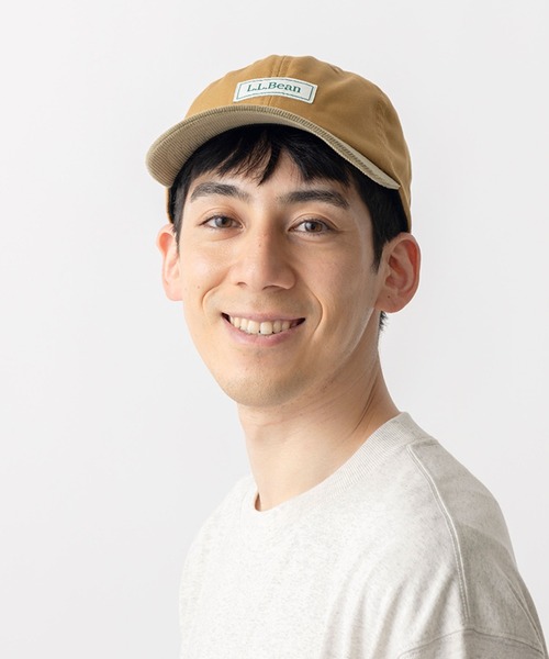 L.L.Bean（エルエルビーン）の「オックスフォード・アンド・コーデュロイ・フィールド・キャップ（キャップ・メンズ・ブラウン系/ベージュ/ブラック/ネイビー・LARGE）」の5枚目の写真