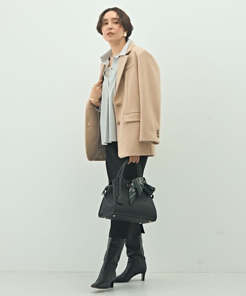 NOLLEY’S Sophi(ノーリーズソフィ)の「ウォッシャブルブロードメタル釦スキッパーシャツ(シャツ/ブラウス・レディース・ブルー系その他/ブラウン系その他/ホワイト系その他2/ホワイト・38)」の15枚目の写真