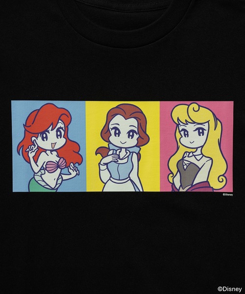 Disney(ディズニー)の「Princess / T-shirt Designed byCONIX(Tシャツ/カットソー・メンズ・ブラック/ホワイト・XX-LARGE/X-LARGE/LARGE/MEDIUM)」の3枚目の写真