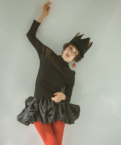 Three Four Time(スリーフォータイム)の「cloud-like baloon tops(シャツ/ブラウス・レディース・ブラック・FREE)」の17枚目の写真