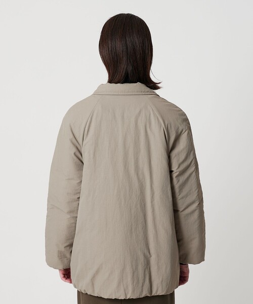 WEB限定 Wardrobe DAILY MINIMAL】テーラード ナイロンパッファー