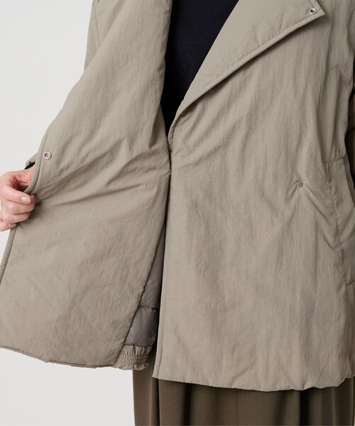 WEB限定 Wardrobe DAILY MINIMAL】テーラード ナイロンパッファー