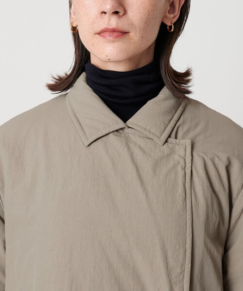 WEB限定 Wardrobe DAILY MINIMAL】テーラード ナイロンパッファー