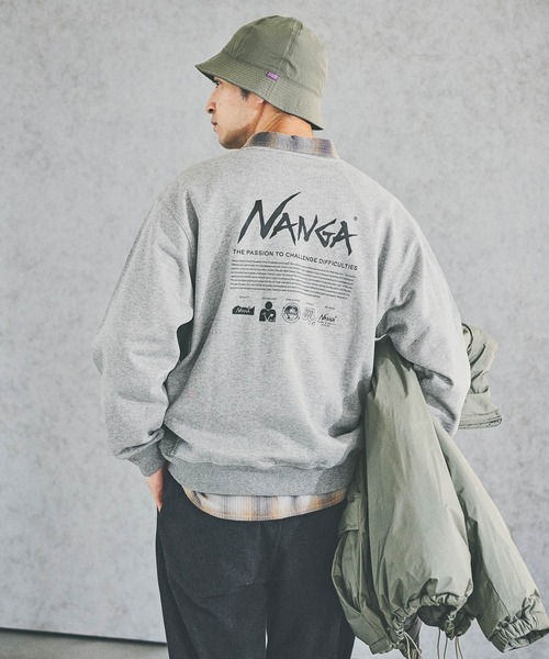 NANGA Mt.&Sea(ナンガ)】別注バックプリントスウェット（スウェット