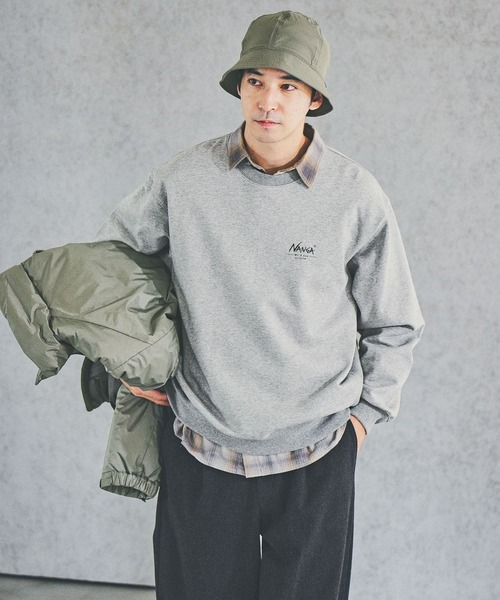 NANGA（ナンガ）の「【NANGA Mt.&Sea(ナンガ)】別注バックプリントスウェット（スウェット・メンズ・ブラック/グレー・MEDIUM/LARGE）」の18枚目の写真