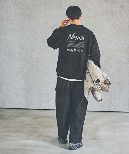 NANGA Mt.&Sea(ナンガ)】別注バックプリントスウェット（スウェット