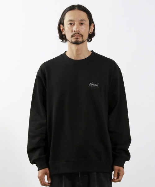 NANGA（ナンガ）の「【NANGA Mt.&Sea(ナンガ)】別注バックプリントスウェット（スウェット・メンズ・ブラック/グレー・MEDIUM/LARGE）」の11枚目の写真