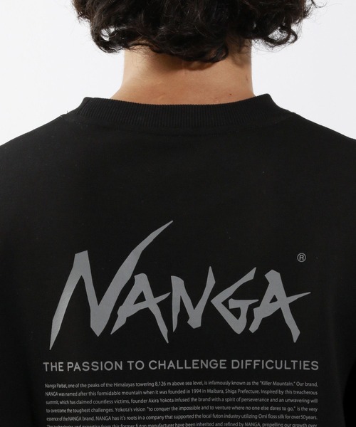 NANGA Mt.&Sea(ナンガ)】別注バックプリントスウェット（スウェット