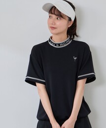 JUN&ROPE' | 【セットアップ対応】ダンボールニット5分袖配色プルオーバー(Tシャツ/カットソー)