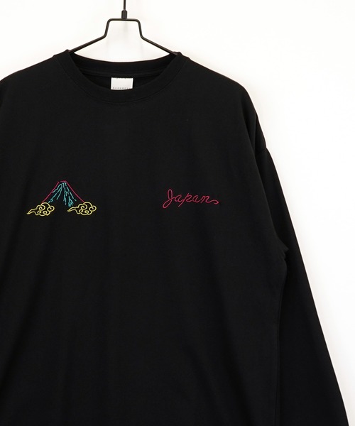 L'atelier(ラトリエ)の「刺繍 ロゴ ポケット 長袖 グラフィック Tシャツ ヘビーウェイト ロンT(Tシャツ/カットソー・メンズ・ブラック系その他2/ダルブルー系4/ブラウン系4/ホワイト系4/ホワイト系その他3/ブラック系4/ブラック系その他3/ホワイト系その他2/ホワイト系5/ブラック系5/ピンク系5/ブラック系その他5・LL/L/M)」の13枚目の写真