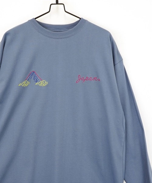 L'atelier(ラトリエ)の「刺繍 ロゴ ポケット 長袖 グラフィック Tシャツ ヘビーウェイト ロンT(Tシャツ/カットソー・メンズ・ブラック系その他2/ダルブルー系4/ブラウン系4/ホワイト系4/ホワイト系その他3/ブラック系4/ブラック系その他3/ホワイト系その他2/ホワイト系5/ブラック系5/ピンク系5/ブラック系その他5・LL/L/M)」の22枚目の写真