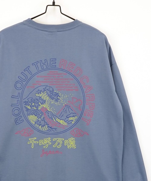 L'atelier(ラトリエ)の「刺繍 ロゴ ポケット 長袖 グラフィック Tシャツ ヘビーウェイト ロンT(Tシャツ/カットソー・メンズ・ブラック系その他2/ダルブルー系4/ブラウン系4/ホワイト系4/ホワイト系その他3/ブラック系4/ブラック系その他3/ホワイト系その他2/ホワイト系5/ブラック系5/ピンク系5/ブラック系その他5・LL/L/M)」の21枚目の写真