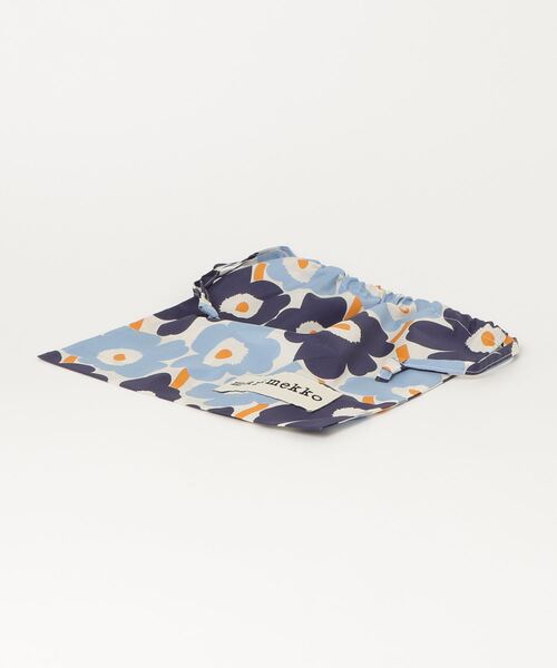 marimekko(マリメッコ)の「【ASIA EXCLUSIVE】Mini Unikko / drawstring bag(ポーチ・レディース・ブルー・FREE)」の8枚目の写真