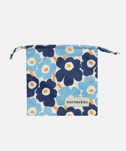 marimekko(マリメッコ)の「【ASIA EXCLUSIVE】Mini Unikko / drawstring bag(ポーチ・レディース・ブルー・FREE)」の3枚目の写真
