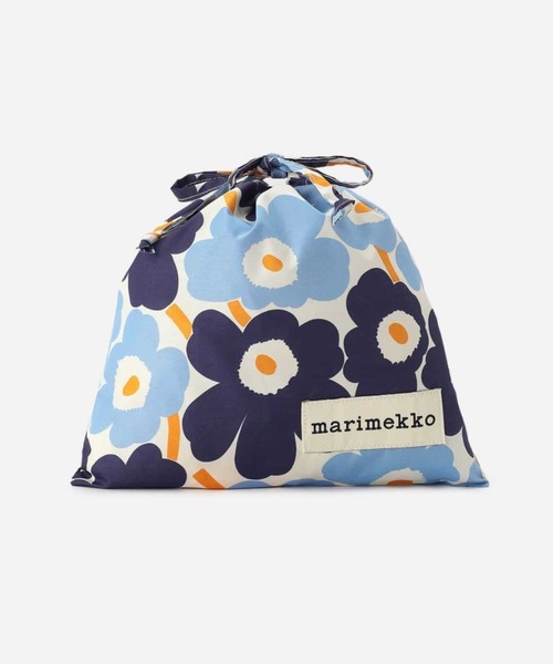 marimekko(マリメッコ)の「【ASIA EXCLUSIVE】Mini Unikko / drawstring bag(ポーチ・レディース・ブルー・FREE)」の2枚目の写真