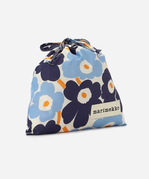 marimekko(マリメッコ)の「【ASIA EXCLUSIVE】Mini Unikko / drawstring bag(ポーチ・レディース・ブルー・FREE)」の5枚目の写真