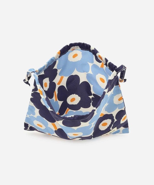 marimekko(マリメッコ)の「【ASIA EXCLUSIVE】Mini Unikko / drawstring bag(ポーチ・レディース・ブルー・FREE)」の6枚目の写真