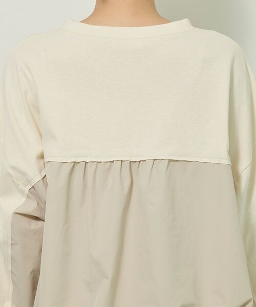 Green　Parks（グリーンパークス）の「バルーンドッキングプルオーバー（スウェット・レディース・ブラック/ブラウン/カーキ/アイボリー・FREE）」の12枚目の写真