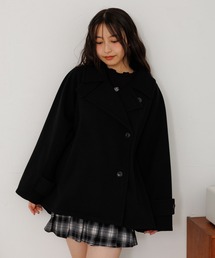 repipi armario（レピピ アルマリオ）の「【2WAY】ウーリーテックポンチョコート（ポンチョ）」