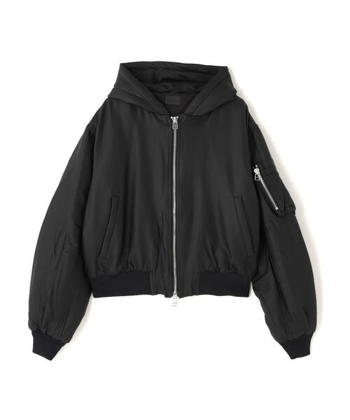 DANKE SCHON（ダンケシェーン）の「DankeSchon/ダンケシェーン/COATING HOOD MA-1（MA-1・レディース・ブラック・S/L/M）」の10枚目の写真