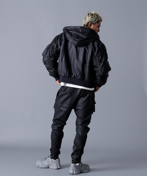 DANKE SCHON（ダンケシェーン）の「DankeSchon/ダンケシェーン/COATING HOOD MA-1（MA-1・レディース・ブラック・S/L/M）」の17枚目の写真