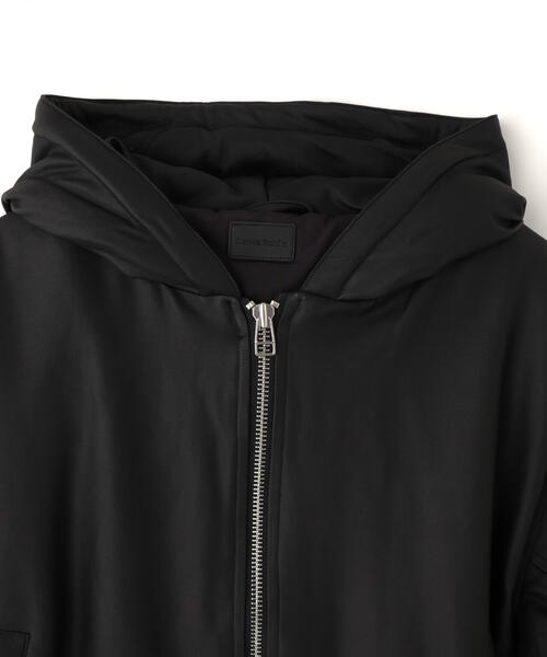 DANKE SCHON（ダンケシェーン）の「DankeSchon/ダンケシェーン/COATING HOOD MA-1（MA-1・レディース・ブラック・S/L/M）」の8枚目の写真