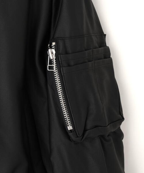 DANKE SCHON（ダンケシェーン）の「DankeSchon/ダンケシェーン/COATING HOOD MA-1（MA-1・レディース・ブラック・S/L/M）」の15枚目の写真