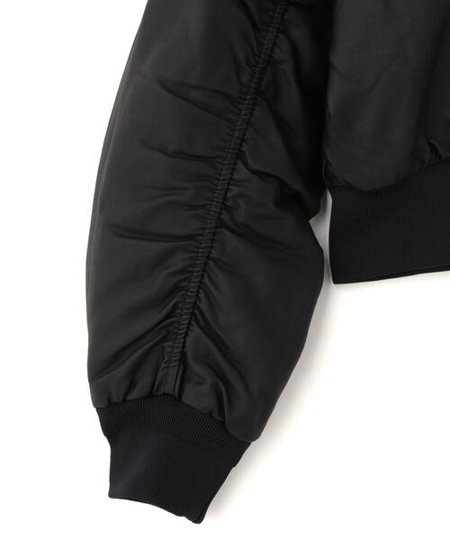 DANKE SCHON（ダンケシェーン）の「DankeSchon/ダンケシェーン/COATING HOOD MA-1（MA-1・レディース・ブラック・S/L/M）」の9枚目の写真