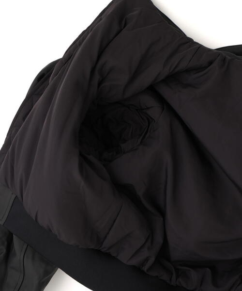 DANKE SCHON（ダンケシェーン）の「DankeSchon/ダンケシェーン/COATING HOOD MA-1（MA-1・レディース・ブラック・S/L/M）」の6枚目の写真