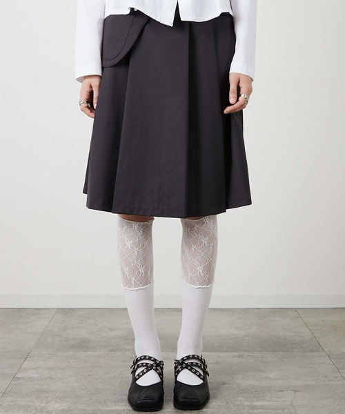 led.tokyo（レッドトウキョウ）の「【led.tokyo】POCKET PLEATS SKIRT/ポケットプリーツスカート（スカート・レディース・チャコールグレー/ブラック・FREE）」の10枚目の写真