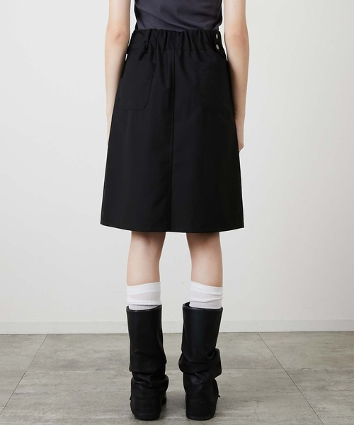 led.tokyo（レッドトウキョウ）の「【led.tokyo】POCKET PLEATS SKIRT/ポケットプリーツスカート（スカート・レディース・チャコールグレー/ブラック・FREE）」の8枚目の写真