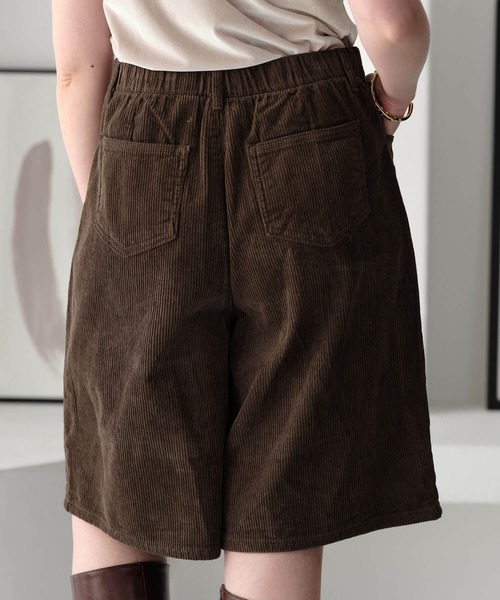 ZAKKA-BOX(ザッカボックス)の「コーデュロイハーフパンツ(その他パンツ・レディース・アイボリー/ブラック/カーキブラウン・L/M)」の19枚目の写真