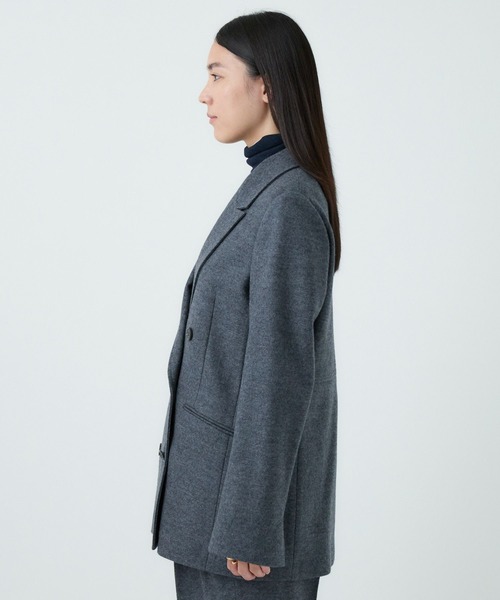 Chaos（カオス）の「Chaos(カオス)/ ◇金子綾さんYouTube紹介◇　バランサールームジャケット　【セットアップ可】（テーラードジャケット・レディース・チャコールグレー/アイボリー・FREE）」の22枚目の写真