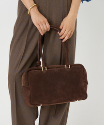 IENA(イエナ)の《追加》Manuel MILANO/マニュエルミラノ SUEDE BOSTON スエードボストンバッグ(ボストンバッグ)