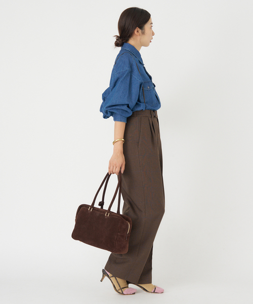 追加》Manuel MILANO/マニュエルミラノ SUEDE BOSTON スエードボストン