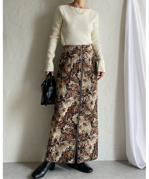 She's Closet（シーズクローゼット）の「タイトロング丈花柄フラワー