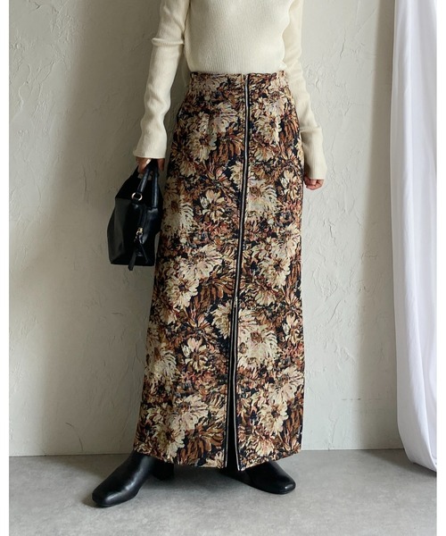 新品タグ付✨Rosy Monster fuwaly jacquard スカート antiqua_uk-00115