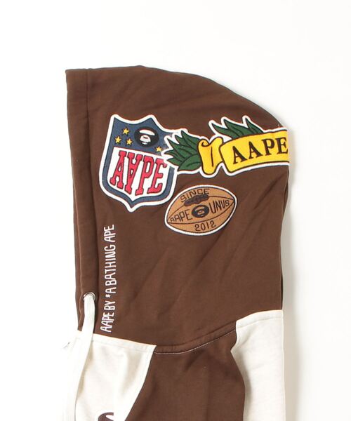 AAPE BY A BATHING APE（エーエイプバイアベイシングエイプ）の「AAPE MAIN ZIP UP HOODIE（パーカー・メンズ・ダークブラウン・LARGE/MEDIUM/X-LARGE/SMALL）」の6枚目の写真