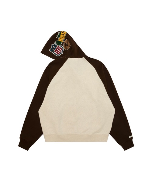 AAPE BY A BATHING APE（エーエイプバイアベイシングエイプ）の「AAPE MAIN ZIP UP HOODIE（パーカー・メンズ・ダークブラウン・LARGE/MEDIUM/X-LARGE/SMALL）」の2枚目の写真
