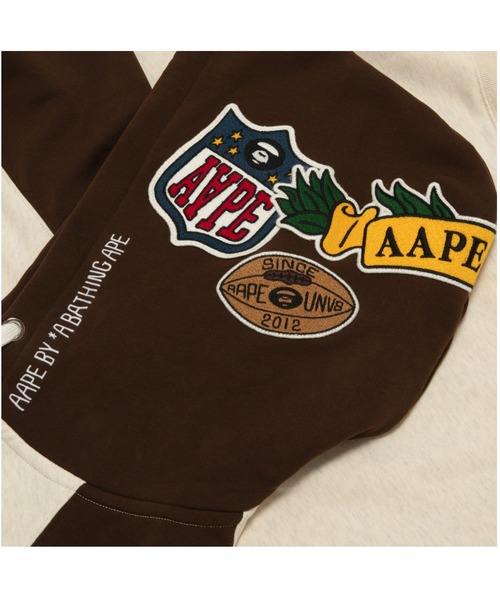 AAPE BY A BATHING APE（エーエイプバイアベイシングエイプ）の「AAPE MAIN ZIP UP HOODIE（パーカー・メンズ・ダークブラウン・LARGE/MEDIUM/X-LARGE/SMALL）」の4枚目の写真