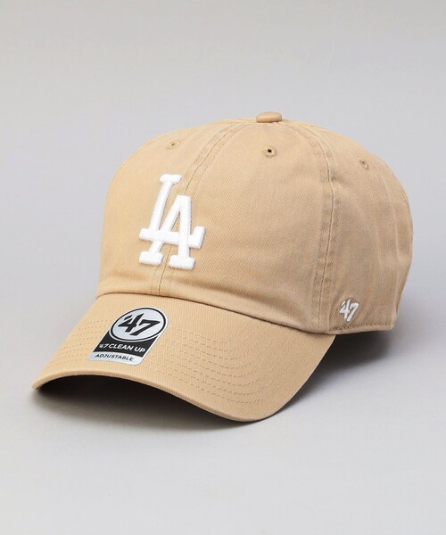 '47（フォーティーセブン）の「47CLEAN UP LAキャップ（キャップ・メンズ・ネイビー/ベージュ/オフホワイト/ブラック/ライトグレー/コバルトブルー/ダークグリーン・FREE）」の4枚目の写真