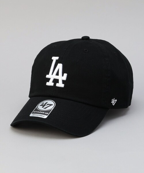 '47（フォーティーセブン）の「47CLEAN UP LAキャップ（キャップ・メンズ・ネイビー/ベージュ/オフホワイト/ブラック/ライトグレー/コバルトブルー/ダークグリーン・FREE）」の2枚目の写真